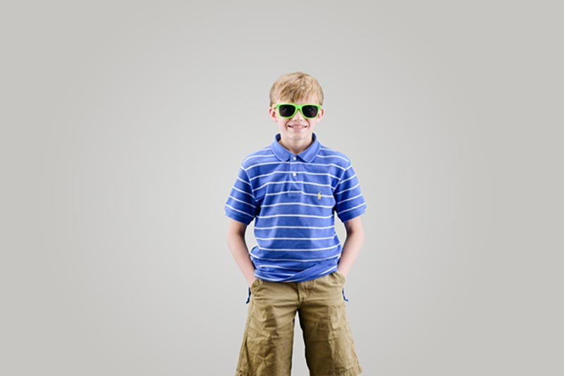 boy with sunglasses